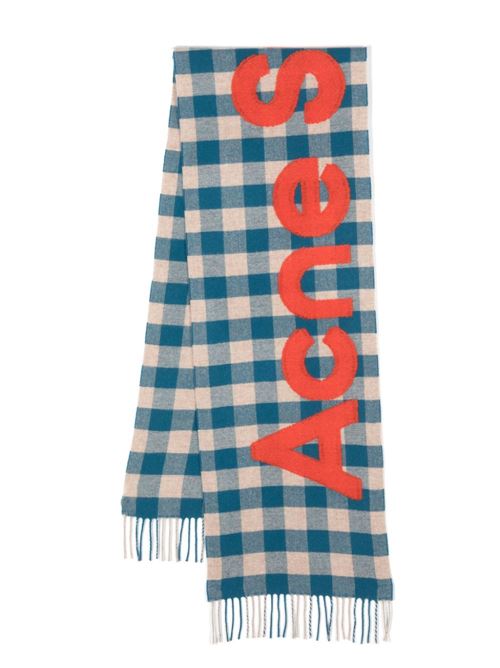 Scarf with logo ACNE STUDIOS | CA0262SCAR000297CUP